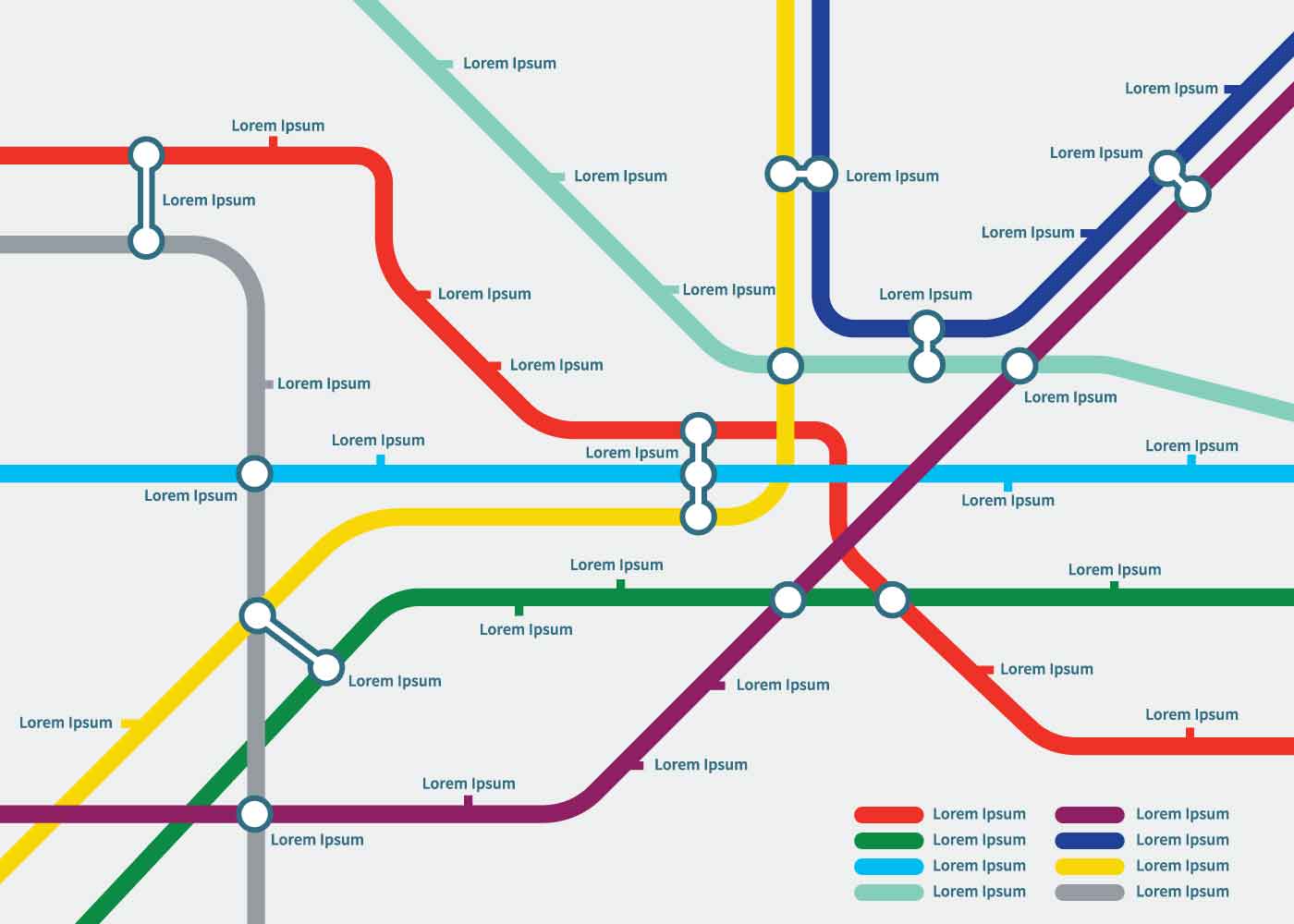 Free Tube Map Template Illustration Download Free Vectors