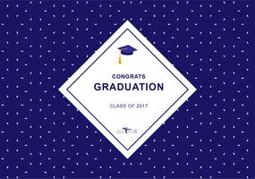 Blue Graduation Background vector