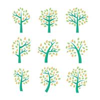 Free Peach Tree Vector Collection