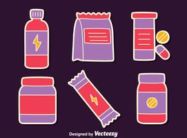 Supplements Collection Vector