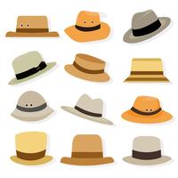 Vector de iconos de sombrero de Panamá gratis