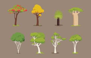 Various Tree Vector Items