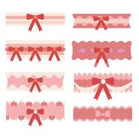 Free Pink Garter Vector