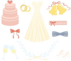 Free Soft Wedding Vectors