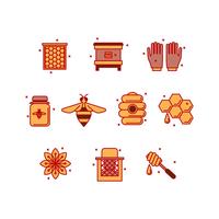 Free Beekeeping Icon Vector 