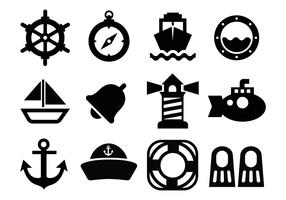 Free Nautical Icons Vector
