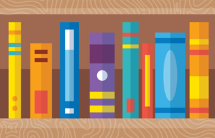 Colorful Books vector