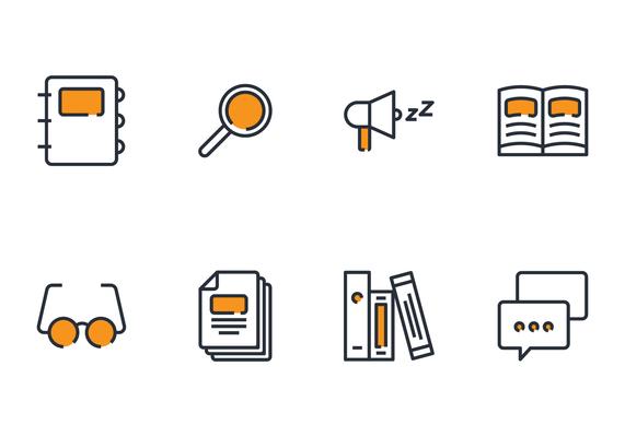 Library Linear Icon