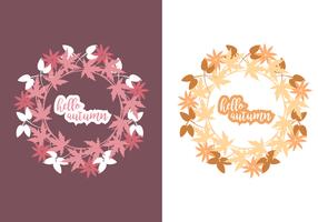 Vector Fall Wreath