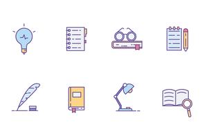 Literary Icons vector