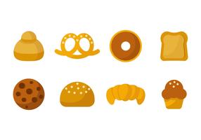 Free Bread or Brioche Icons Vector
