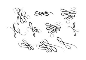 Free Swirl Ornament Collection Vector