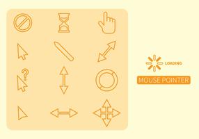 Free Mouse Over Icon Set vector