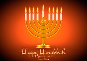 Feliz Hanukkah Illustration vector