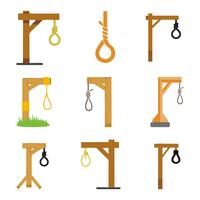 Free Gallows for Hanging Vector