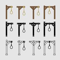 Gallows Vector Icons