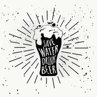 Free Hand Drawn Beer Vector Background