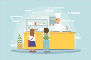 Free Canteen Illustration vector