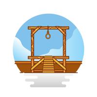 Free Gallows Vector Illustration