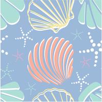 Scallops Seamless Pattern Vector