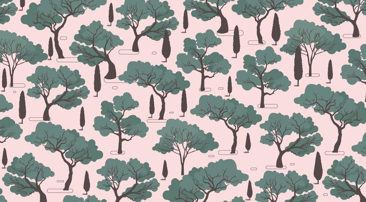 Pattern Gum Tree Vector