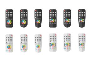 Remote Control Or Tv Remote Icons vector