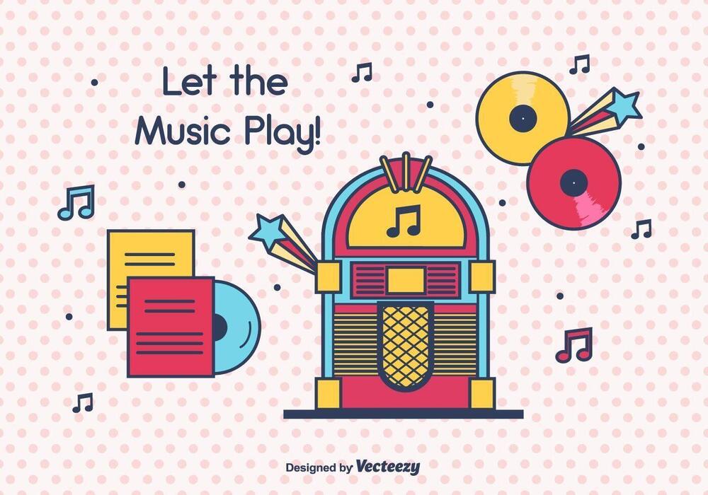Vintage Jukebox Vector Art, Icons, and Graphics for Free Download