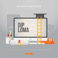 Diploma Study Illustration vector