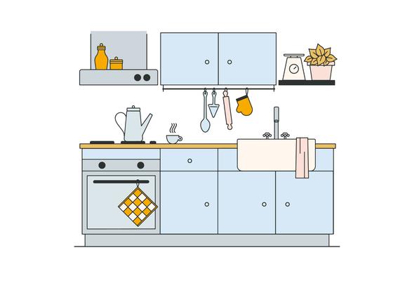 Kitchen Vector Art, Icons, and Graphics for Free Download
