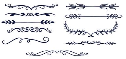 Free Simple Dividers Vectors