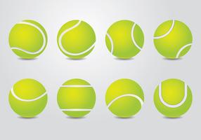 Vector de pelota de tenis