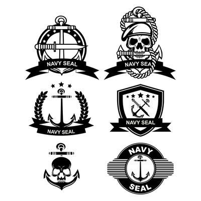 Navy Seal Badge Vectors