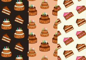 Patrones de dulces lindos gratis vector