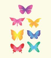 Free Colorful Butterflies Vector