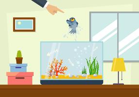Piranha Pet Illustration Vector