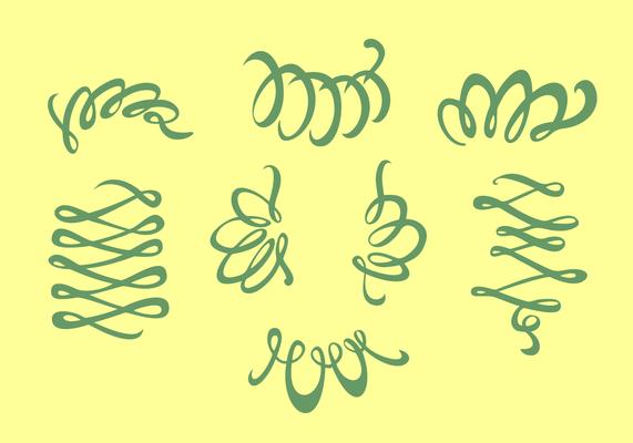 Tendrils Squiggle Free Vector