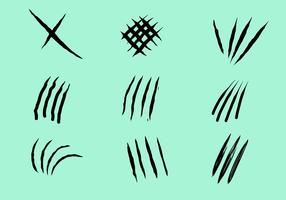 Scratch Marks Vector Pack