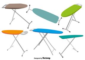 Vector Ironing Table Icons