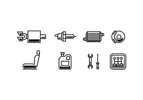 Automotive vector icons