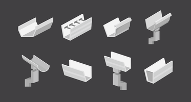 Gutter Icons Vector