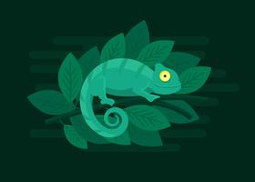 Chameleon Vector Illustration