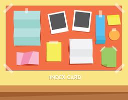 Index Card Vector Set