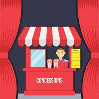 Concession Illustration Vector