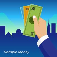 Sample Money Illustration vector