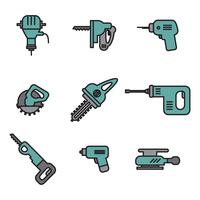 Set Of Construction Tools vector