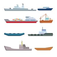 Flat Ship Vectors