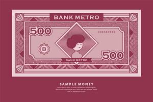 Sample Money Illustration vector