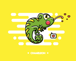 Chameleon Vector