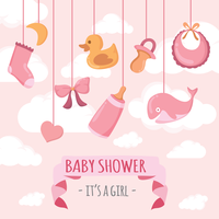 Babyshower Vector Illustration