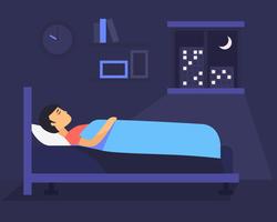 Bedtime illustration vector